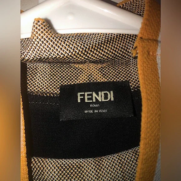 FENDI Long Sleeve Crop Top